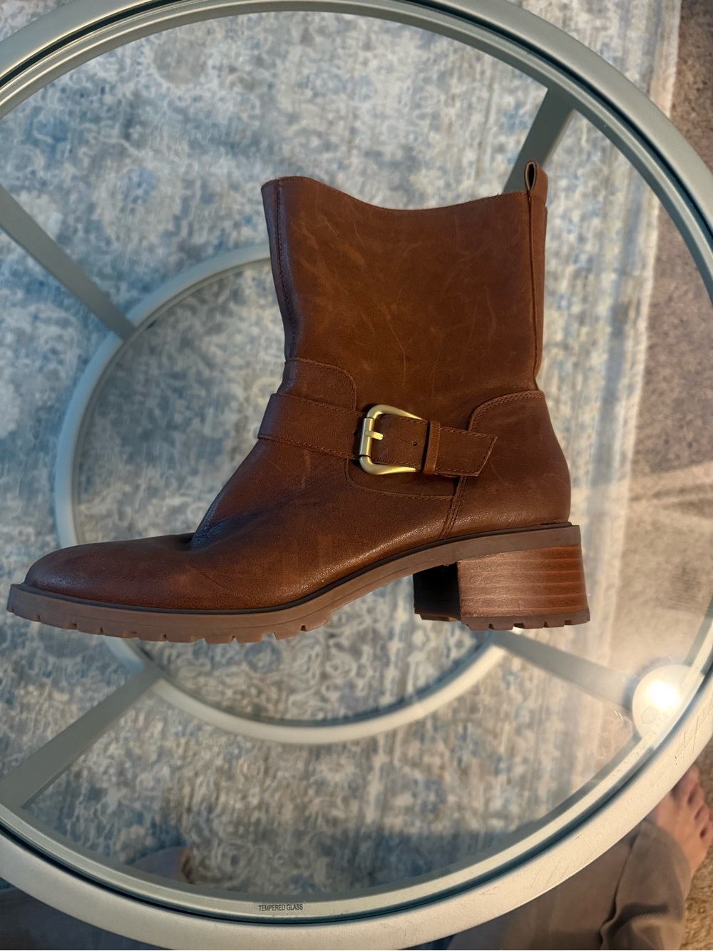 Sole Society Jorkyn ankle boots in a gorgeous cognac brown. Never worn.